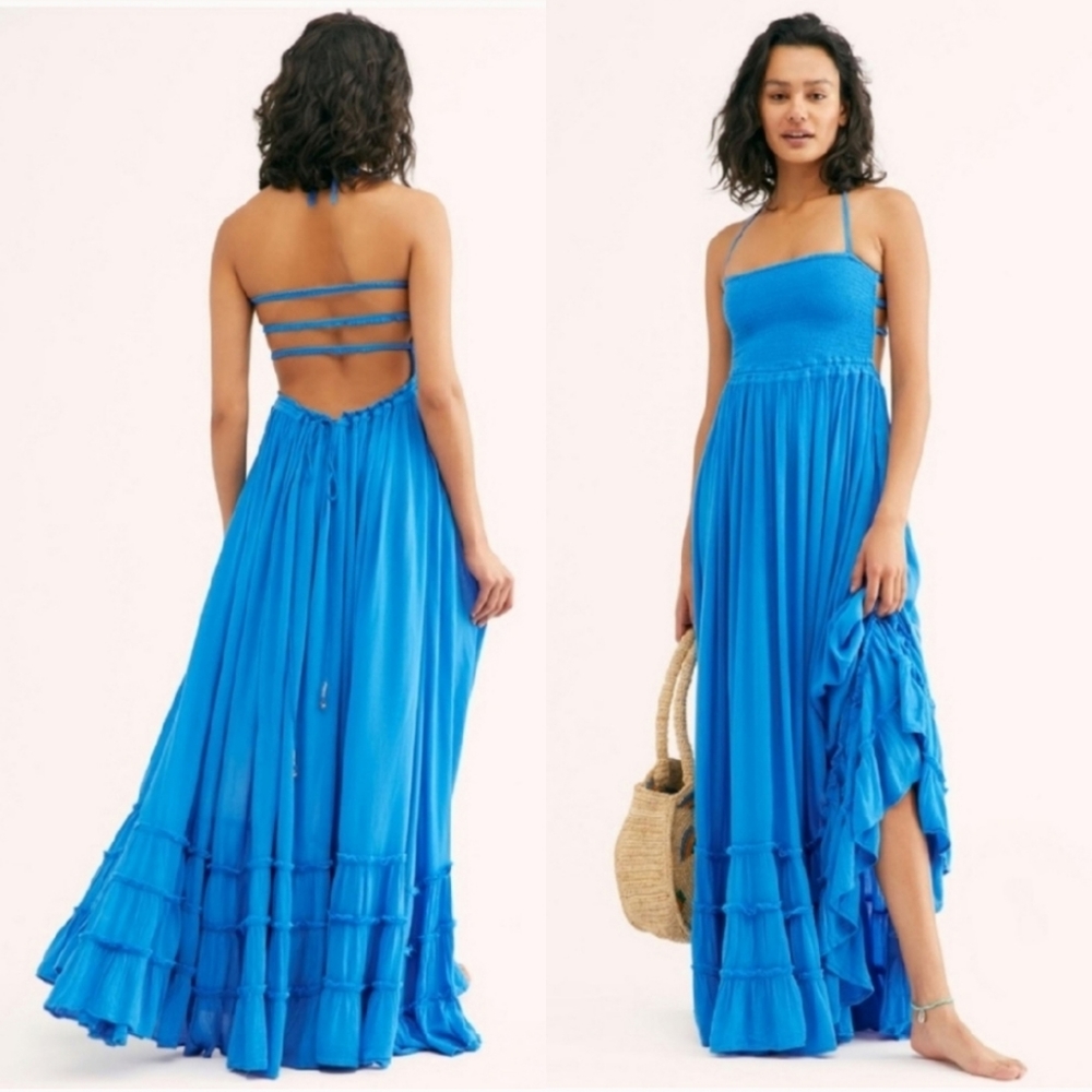 Free People Extratropical Boho Summer Maxi Dress